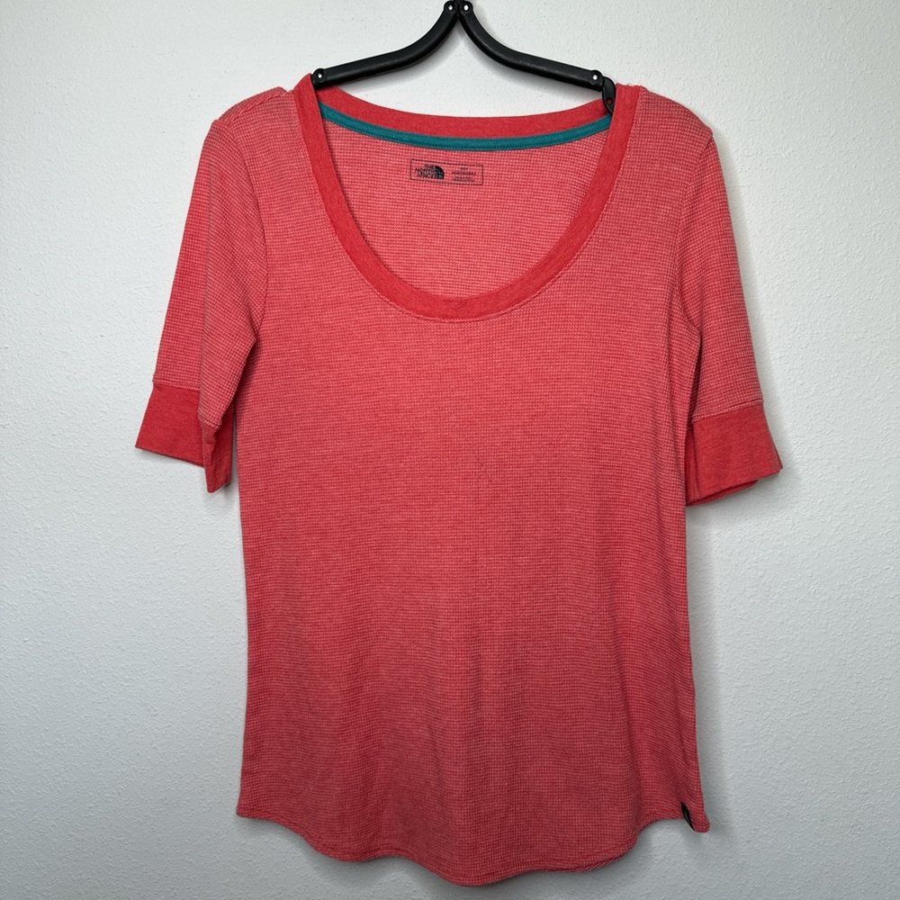 The North Face Orange Fitted Short Sleeve Tee